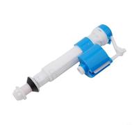 Honseadek Válvula de llenado de cisterna de inodoro G1/2 entrada inferior, altura ajustable de 21 a 32 cm, control de nivel de agua, válvula de entrada de inodoro de plástico silenciosa para ahorro de