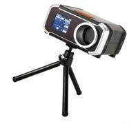 Honseadek Velocímetro digital LCD con datos de velocidad precisos para proyectiles, pantalla digital clara, soporte de 8 idiomas, ligero y portátil