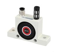 Honseadek Vibrador neumático de la bola de la aleación de aluminio, Vibrador industrial del aire de la frecuencia ajustable, Unidad impulsada por aire comprimido anti(K-13)