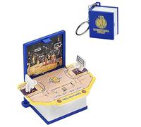 honselia Llavero de libro desplegable para niños, mini mochila de baloncesto, llaveros plegables 3D para regalos de niños