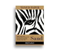 Honsell 19100498 Fabriano Toned Sand - Bloc de dibujo (DIN A3, 50 hojas, 120 g/m², 15% algodón, superficie natural, para todas las técnicas de secado)
