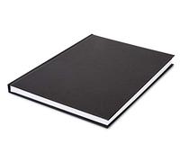 Honsell 30304 Cuaderno de bocetos, DIN A4, formato vertical, 96 hojas, 110 g/m², encuadernado, tapa dura, papel de dibujo blanco puro, resistente a borrar, sin ácidos y resistente al envejecimiento