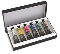 Honsell 40643 Blockx - Juego de pinturas al óleo (6 x 20 ml), colores brillantes con alta concentración de pigmento, 100% resistentes a la luz, multicolor