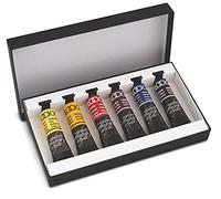 Honsell 40644 Blockx - Juego de pinturas al óleo (6 x 20 ml), colores brillantes con alta concentración de pigmento, 100% resistentes a la luz, multicolor