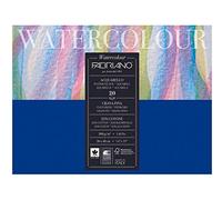 Honsell 73613648 Fabriano Watercolour - Cartulina para acuarela (300 g/m², 36 x 48 cm, 20 hojas, 4 capas encoladas, color blanco natural, grano fino, sin ácidos, superficie aterciopelada)