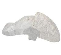 Honsell 79212 - Figura de delfín prefabricada de esteatita, aprox. 10 cm de tamaño para trabajar con lima y escoba ideal también para niños, multicolor
