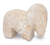 Honsell Elefante, Figura prefabricada de esteatita, Aprox. 10 cm de Alto, para Trabajar con Lima y raspador, Ideal también para niños, carbón