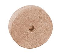 Honsell Esteatita con Agujero, Colgante de Donut en Color marrón, con Orificio de 6 - 7 mm, Aprox. 3,5 x 3,5 x 1 cm, de Roble Suave, Ideal también para niños, Piedra, Multicolour, talla única