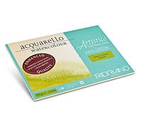 Honsell Fabriano Artistico Acquarello 19023551 Watercolour - Papel de acuarela (grano grueso, 35,5 x 51 cm, 15 hojas de 300 g/m², papel de acuarela de alta calidad, bloc de 4 caras), color blanco