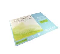 Honsell Fabriano Artistico Acquarello 19024561 Watercolour - Papel para acuarela (grano grueso, 45,5 x 61 cm, 10 hojas de 300 g/m², papel de acuarela de alta calidad, bloc de 4 caras), color blanco