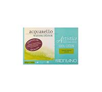 Honsell Fabriano Artistico Acquarello Watercolour (Grano Grueso, Hojas de 300 g/m², Papel de Acuarela de Alta Calidad, Bloc de 4 Caras), Blanco, 30,5 x 45,5 cm / 20 Blatt