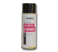 Honsell Jaxell 47501 - Barniz acrílico universal mate, aerosol con 400 ml de contenido, revestimiento protector resistente al envejecimiento para pinturas acrílicas, aceite y témpera, secado rápido,