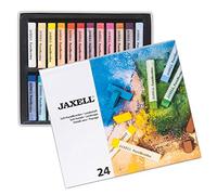 Honsell Jaxell 47645 - Juego de 24 tizas pastel suaves, paisaje, colores ricos, para trabajos superficiales y precisos, para artistas, aficionados, escuela, clases de arte, formación