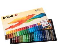 Honsell Jaxon 47448 Oil Pastel, Set of 48 in Cardboard Case, Brilliant, Lightfas