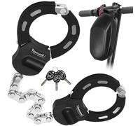 Honszex Candado para Patinete Electrico con Bolsa, Antirrobo Resistente | Candado Bicicleta Antirrobo 23.62 Pulgadas, Candado de Cadena Resistente a los Arañazos, Accesorios para Patinete Electrico