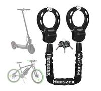 Honszex Candado Patinete Electrico, Antirrobo Resistente 36,22 Pulgadas | Candado Bicicleta Antirrobo, Candado de Cadena Resistente a los Arañazos, Accesorios para Patinete Electrico y Bicicletas