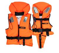 HonuNautic Chaleco Salvavidas de plástico sólido para niños y Adultos, 100 N, CE ISO 12402-4, tamaño 3, para niños de 10 a 20 kg, Color Naranja