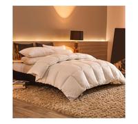 HonunGron Edredón Nórdico, Edredón de Plumas y Plumón, Invierno Colcha Nordico Cama 150/180/200 Edredon De Invierno Cálido y Transpirable Caliente y Cómodo (Blanco,200x230cm(4kg))