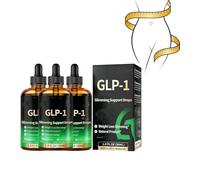 Honxi GLP-1 Capsaicina y M-oringa Gotas de apoyo adelgazante, Gota Glp-1 avanzada, gotas GLP-1 M-oringa, solución oral GLP-1, extracto de planta natural concentrado 30 ml (3)