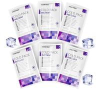 HONYAO Bolsa de Frío Instantáneo 6 Piezas, Hielo Instantáneo Desechable para Aliviar el Dolor Hinchazón Esguinces, Deportes Casa Viajes Senderismo