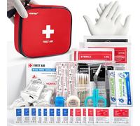 HONYAO® Botiquin de Primeros Auxilios 125 Piezas, Portátil First Aid Kit, Kit Primeros Auxilios, Mini Botiquin para Coche Casa Lugar Trabajo Mochila Acampar Hogar Senderismo Viaje