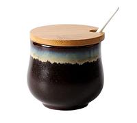 hOnYbmq Azucarero de cerámica, 200ml(7oz) Small Sugar Pot, Sugar Container Spice Jar, for Coffee Bar, Restaurant,