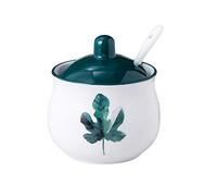 hOnYbmq Azucarero de cerámica, Sugar Storage Jar, Sugar Container Spice Jar, Sugar Salt Pot Seasoning Canister
