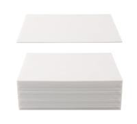 HONYUET 30 tatuajes de piel sintética A5, piel de silicona, 14,5 x 19 cm, color blanco, para ejercicios de tatuaje