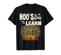 HOO ESTÁ LISTO PARA APRENDER maestro Búho enseñando animales niños Camiseta