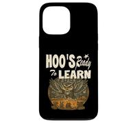HOO ESTÁ LISTO PARA APRENDER maestro Búho enseñando animales niños Carcasa para iPhone 13 Pro Max