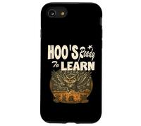 HOO ESTÁ LISTO PARA APRENDER maestro Búho enseñando animales niños Carcasa para iPhone SE (2020) / 7 / 8