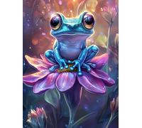 Hoobee Diamond Painting Rana, Diamond Painting Kit Animal, Punto De Cruz Pintura De,Diamante Completo Bordado Taladro Completo Cristal Diamante Decoración De La Pared Del Hogar (30x40 cm)-14
