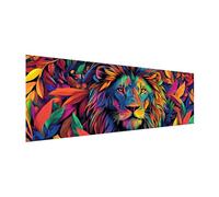 Hoobee Gran Tamaño Diamond Painting León, Diamond Painting Adultos Grande Animal, Diamante Completo Bordado Taladro Completo Cristal Diamante Decoración De La Pared Del Hogar 30x80cm