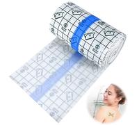 Hoobee Transparente Rollo de Película Impermeable, Transparente Fijación Elástica Vendaje Adhesiva para Herida - Impermeable, para El Protector de Ducha Cuidado de Heridas