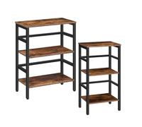 HOOBRO Estantería de Escalera, Estantería para Discos, Librería de 3 Estantes, Estantería para Plantas, EBF80CJ01G1-EBF86CJ01G1