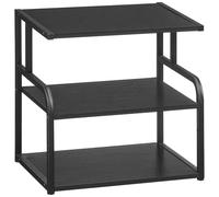 HOOBRO Soporte para Impresora, Mesa de Impresora de 3 Niveles, debajo del Escritorio, Estantería de Almacenamiento con 1 Estante Ajustable, para Oficina en Casa, Cocina, Sala de Estar, Negro EBB06PS01