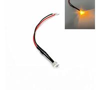 HOOCI 10 diodos emisores ultra brillantes de 5 mm con parte superior plana precableada de gran angular 3 V 5 V 6 V 9 V 12 V 24 V 36 V 48 V 110 V 220 V (color: amarillo, tamaño: 220 V)