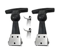 Hood Catch Latches - 2pcs Heavy Duty T-Shaped | Elastic Stainless Steel Rubber Hood Catch For Boats, Cabins, And Heavy-Duty Applications, T-Shaped Latches For Secure Closure