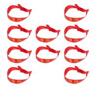 HOODANCOS 10 Diademas Deportivas de Cinta Cabeza Diseño de Samurái, Material de Cinta Transpirable, Ajuste Seguro para Actividades Deportivas