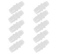 HOODANCOS 10 Piezas Adaptador de Manguera Plástico para Acuario Conector de Tubería Estanque Conector de Agua con Unión de Barra para Sistemas Acuáticos