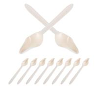 HOODANCOS 10 Piezas Cucharas para Alimentar Loros con Punta Estrecha para Controlar la Alimentación Herramienta Manual Ergonómica para Aves Pequeñas y Alimentación de Crías Práctico para