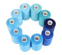HOODANCOS 10 Piezas Hilo de Coser para Máquina de Coser Colores Vibrantes No se Desvanece, 850 Yardas Adecuado para Proyectos DIY y Costura en Casa