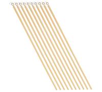 HOODANCOS 10 Piezas Varillas de Madera para Títeres de Sombra Control de Brazo Accesorios para Títeres Varillas de Control para Proyectos DIY y Educación