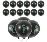 HOODANCOS 100 Globos de Látex Extraterrestres Verdes para Decoración de Fiestas Infantiles, Duraderos y Convenientes para Cumpleaños y Ambientación Espacial