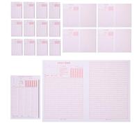 HOODANCOS 100 Tarjetas de Respuestas para Exámenes de Servicio Público Tamaño Carta Papel Cartulina Resistente Tinta Incluye 60 Hojas para Ensayo y 40 Hojas para Opción Múltiple Diseño