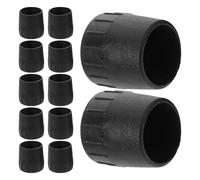 HOODANCOS 12 Fundas de Goma para Patas de Soporte de Micrófono de 25 MM Protectores Antidesgaste para Bases de Micrófono Accesorios Profesionales para Estudio y Presentaciones en Directo
