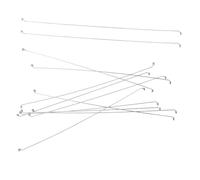 HOODANCOS 12 piezas Cortadora de Queso Alambre Acero Inoxidable Pulg para Rebanar Queso y Fiambre con Repuestos Duraderos Fácil Limpieza Cocina Versátil