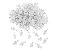 HOODANCOS 120 Tapones para Extremos De Barra De Cortina, Tapones De Tope De Riel, Accesorios Flexibles para Rieles De Cortina, Divisores De Curvos Y Flexibles, para Ventanas De