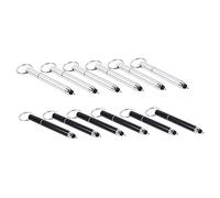 HOODANCOS 12piezas Bolígrafo Táctil Capacitivo Mini Estilógrafo para Pantallas Accesorio Práctico y Portátil