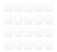 HOODANCOS 15 Piezas Estuche de Plástico Transparente para CD y DVD Portátil, Caja Confiable Tapa para Almacenamiento Seguro y Transporte Fácil de Discos